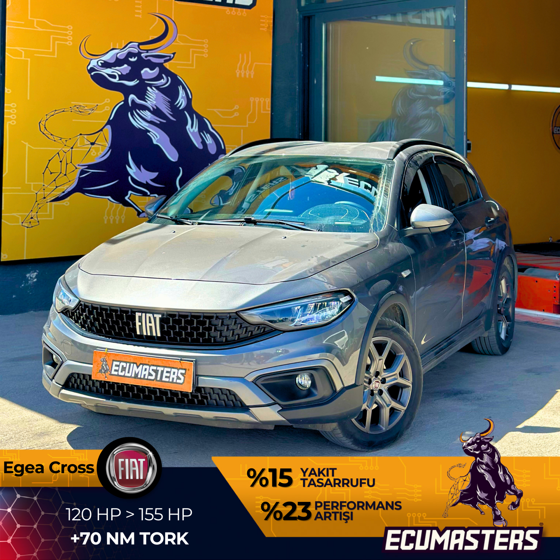 Fiat Egea Cross Stage 1 + Limit Off İşlemi