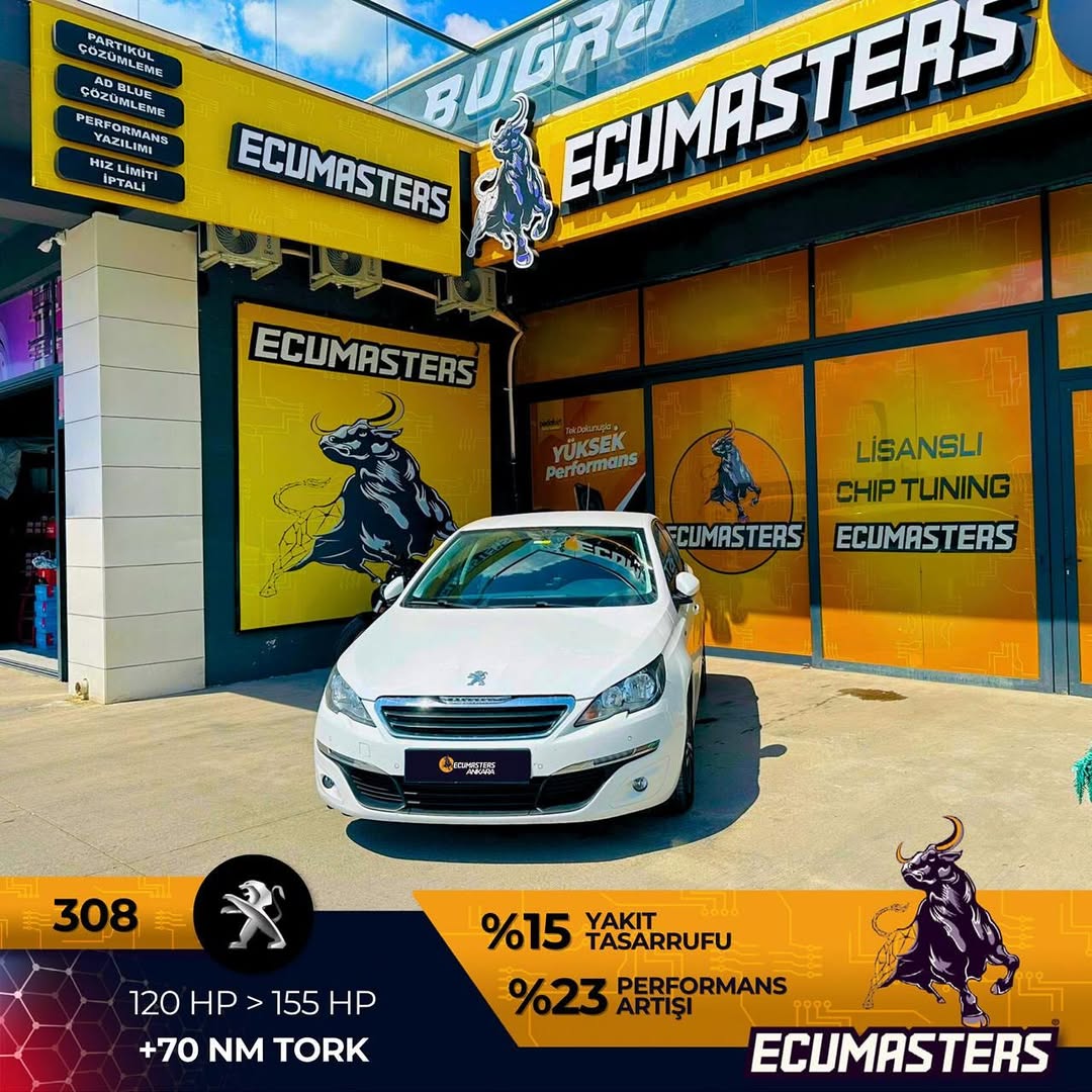 Peugeot 308 Stage1 İşlemi
