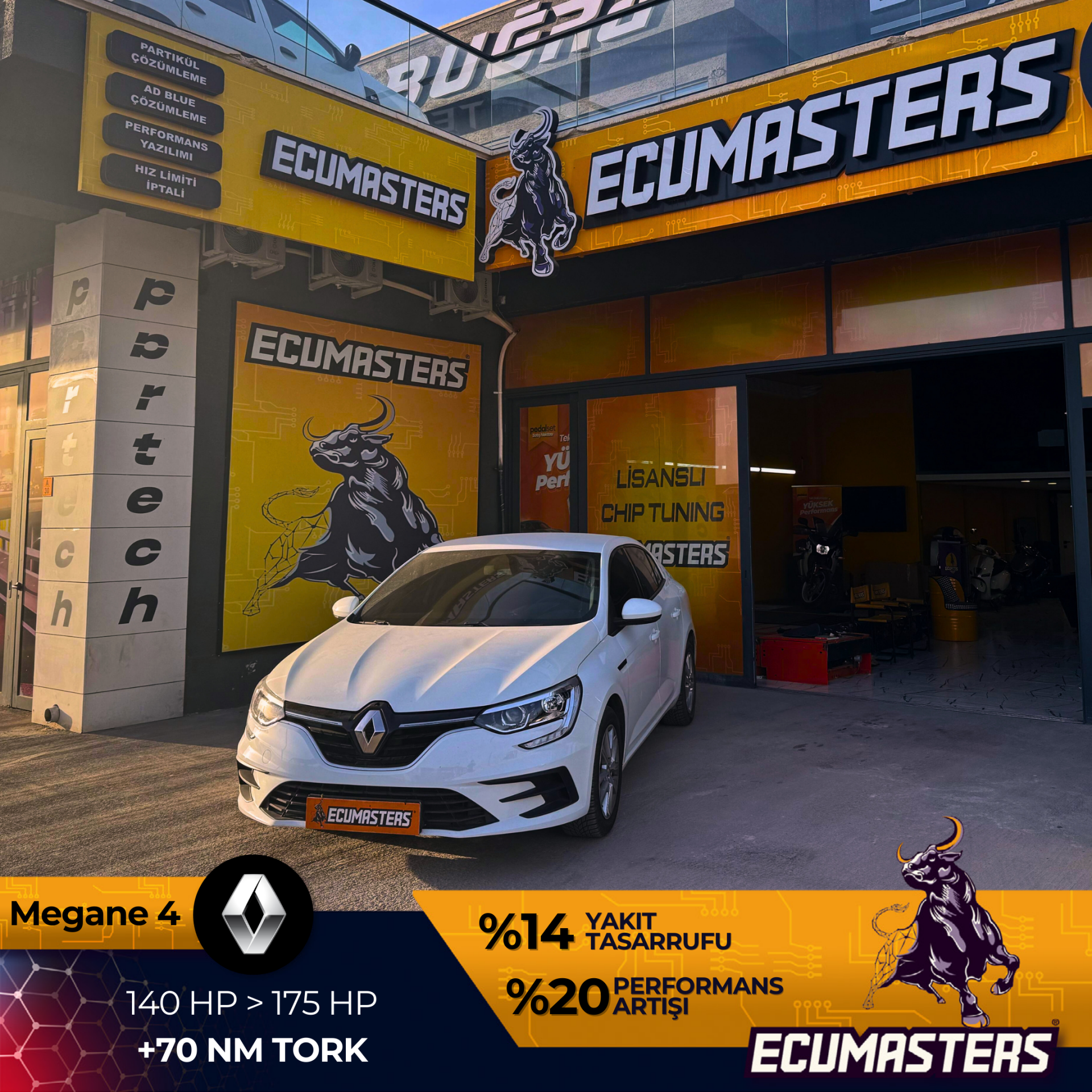 Renault Megane 4 Stage 1 İşlemi