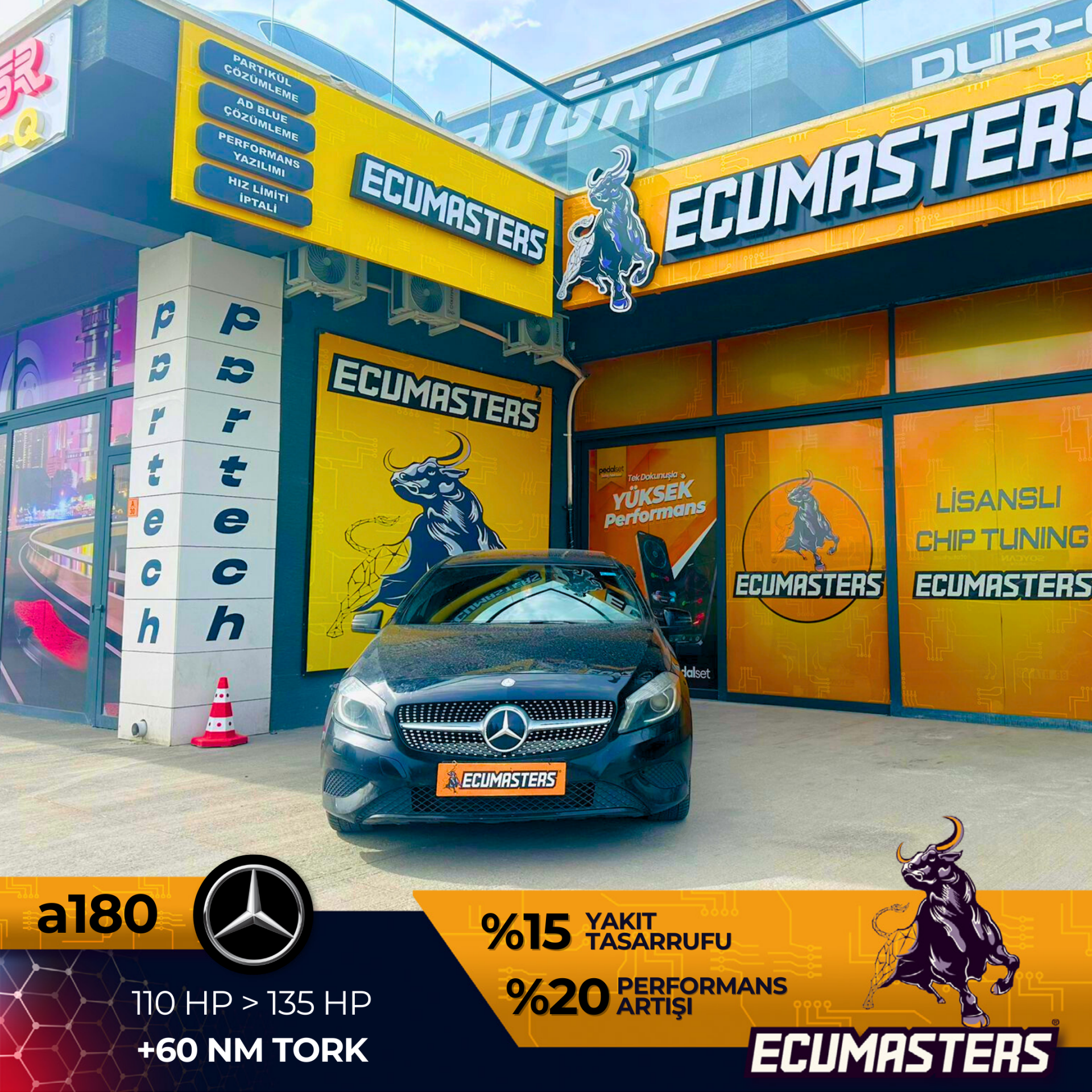 Mercedes A180 Stage 1 Uygulaması 