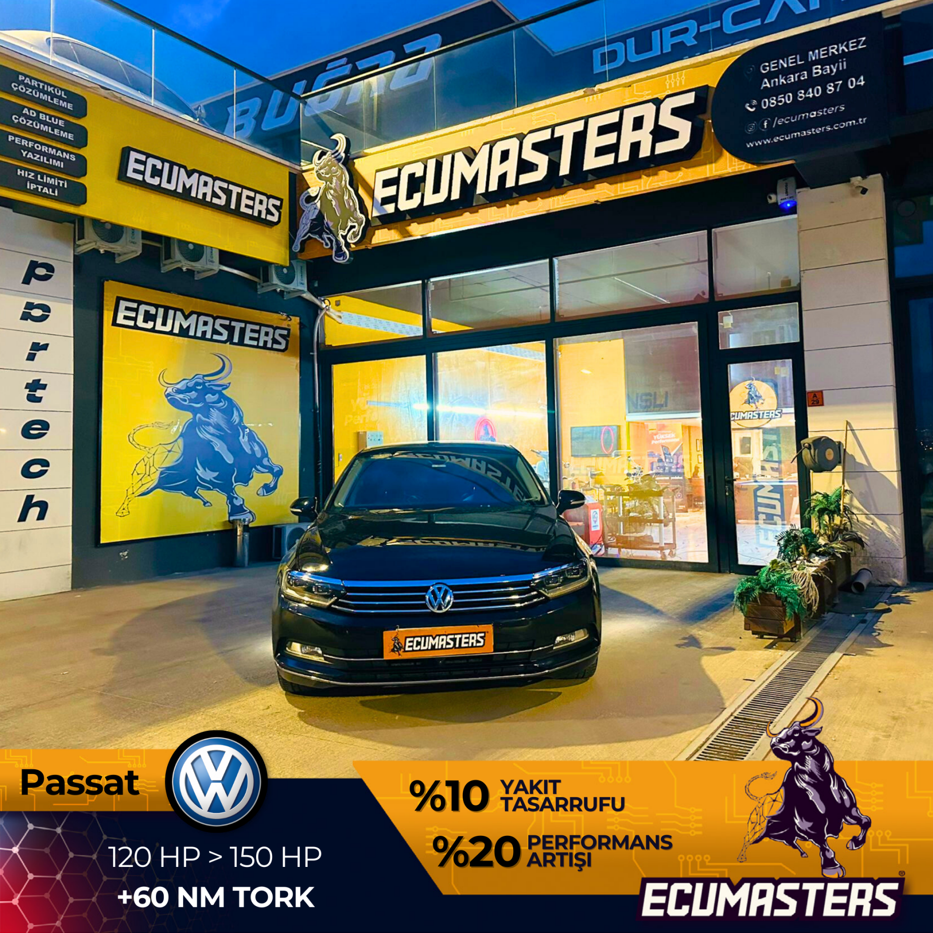 Volkswagen Passat Stage 1 işlemi