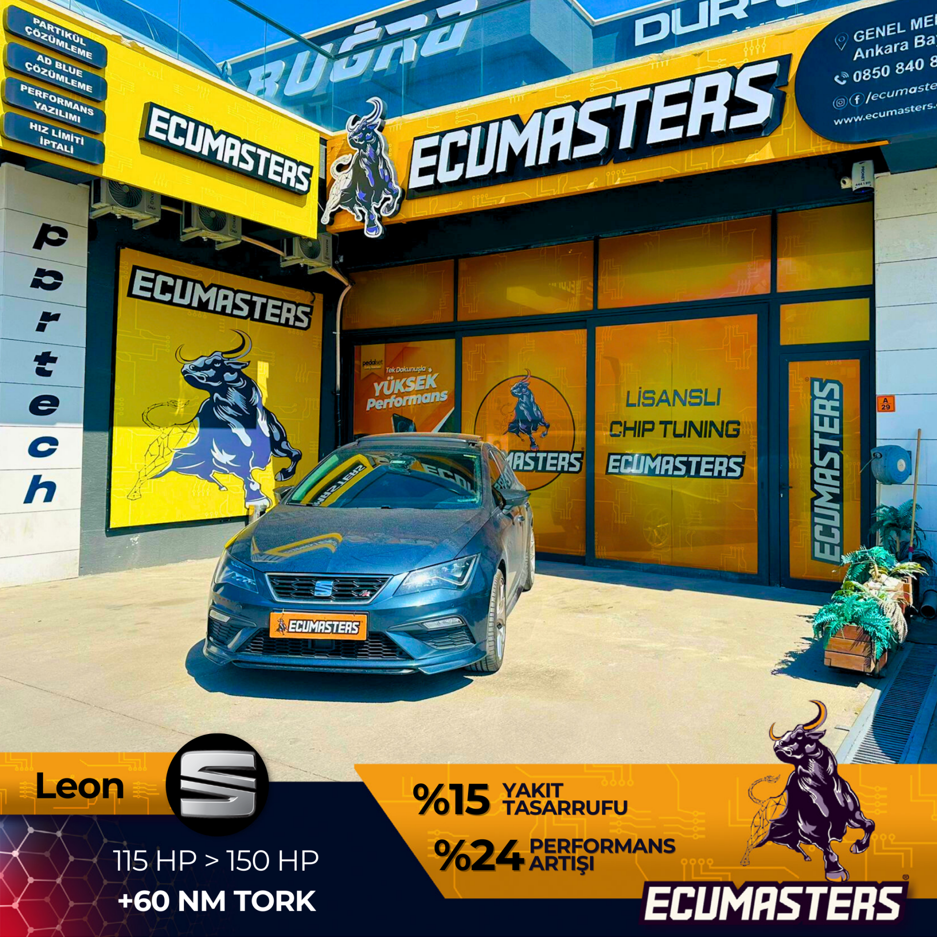 Seat Leon Stage 1+ Adblue Arzası Dpf-Egr İptali Dsg yaz