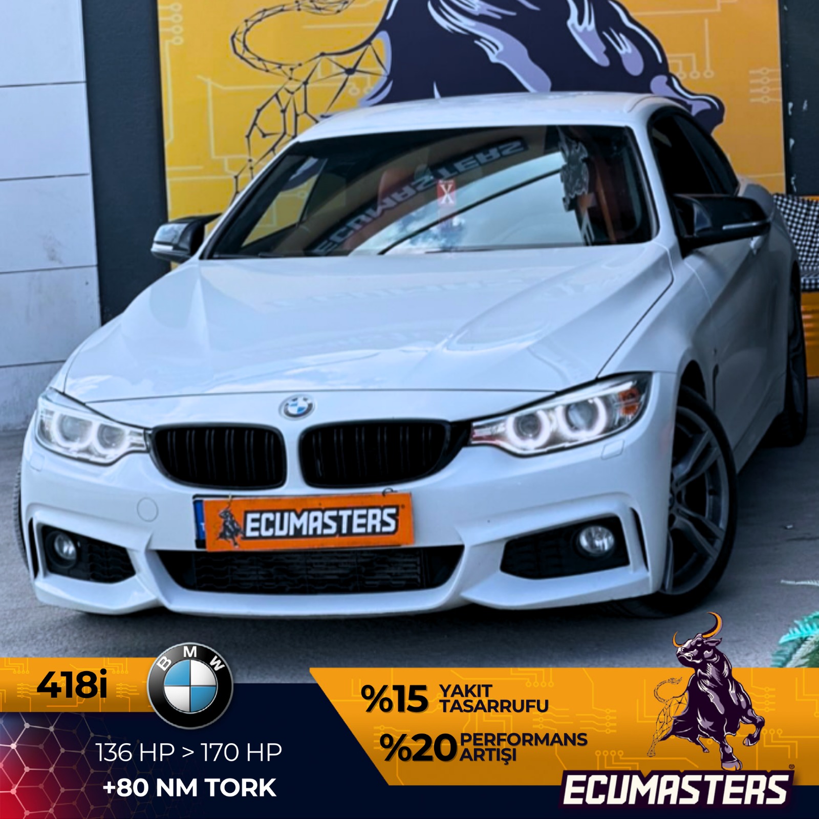 BMW 418l Stage 1 İşlemi